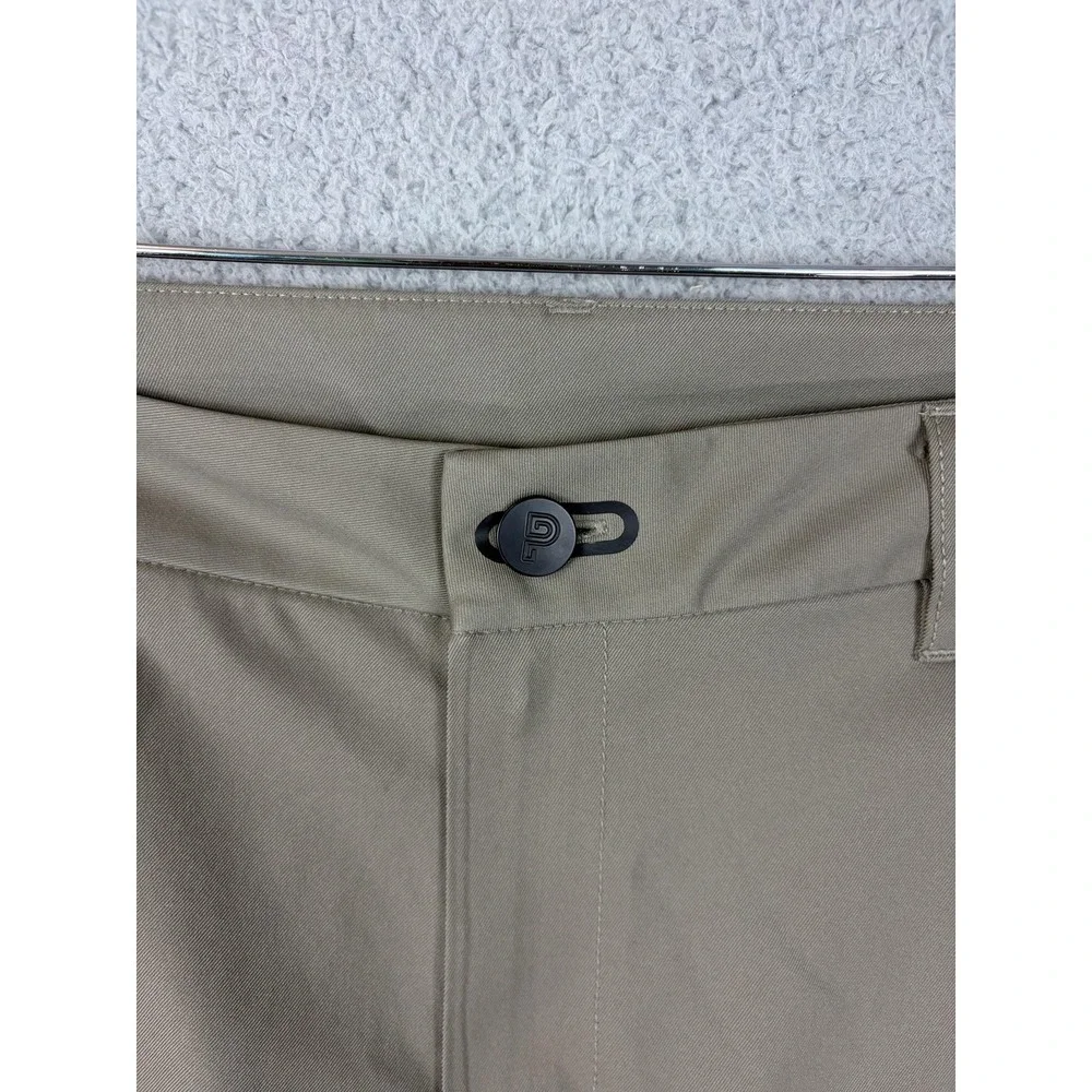 Public Rec Pants Mens 34x30 Beige Slim Fit Microfiber Chino Casual Travel Mens